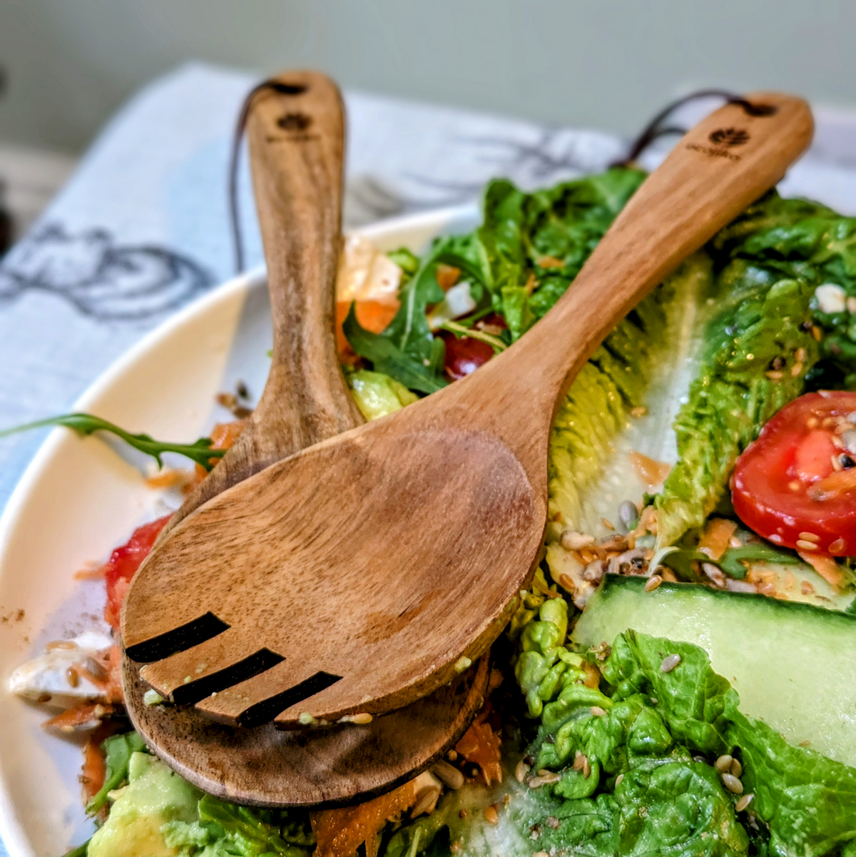 ecojiko Acacia Wood Salad Servers