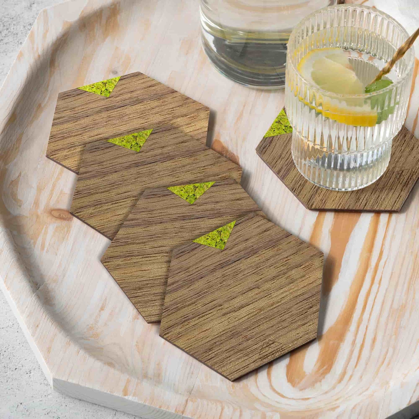American Walnut Coasters / Set of 4 coasters
