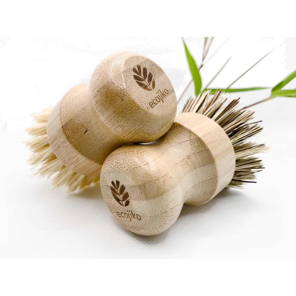 ecojiko Bamboo Scrubbing Brushes (Set of 2)