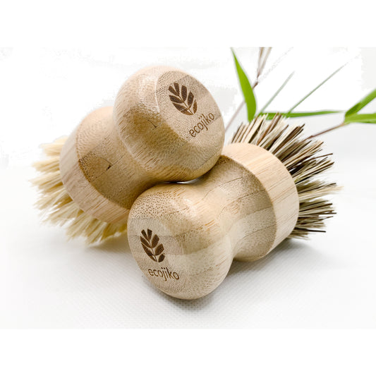 ecojiko Bamboo Scrubbing Brushes (Set of 2)
