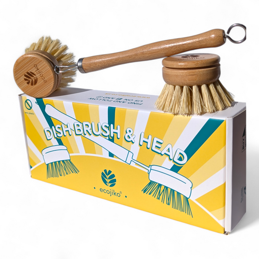 ecojiko Long-Handled Bamboo Dish Brush