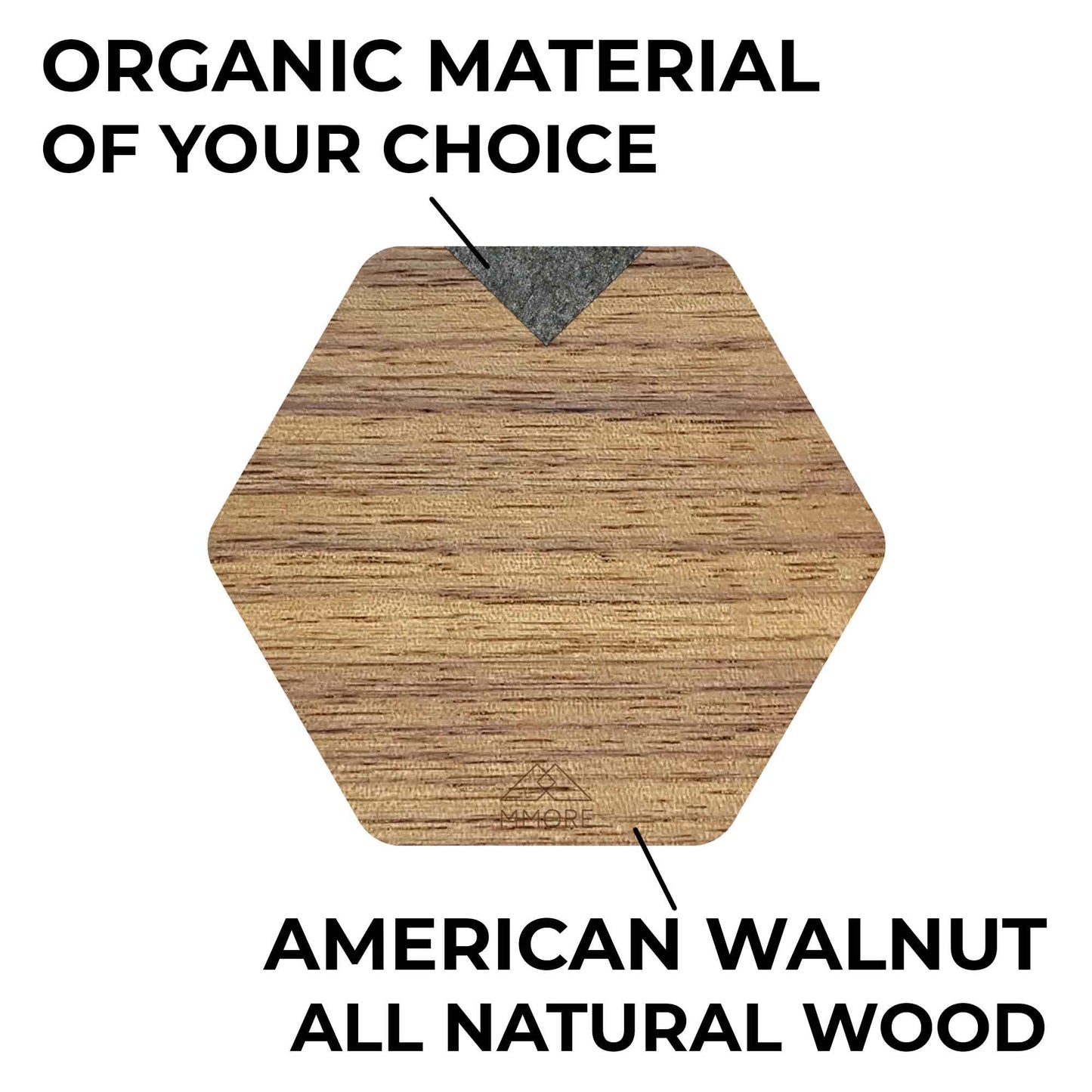 American Walnut Coasters / Set of 4 coasters