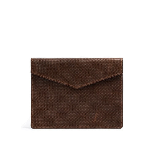 Luxury Leather iPad Sleeve - Geometric Net