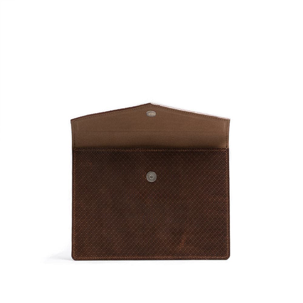 Luxury Leather iPad Sleeve - Geometric Net
